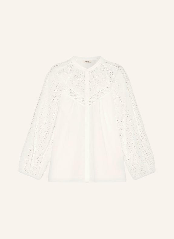 SUNCOO Blouse LIAM with broderie anglaise ECRU