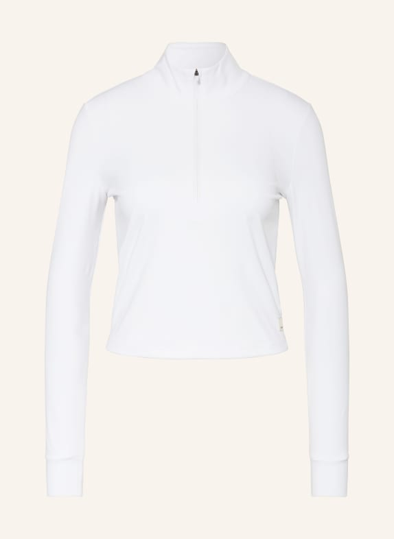 vuori Jersey half-zip sweater STUDIO WHITE
