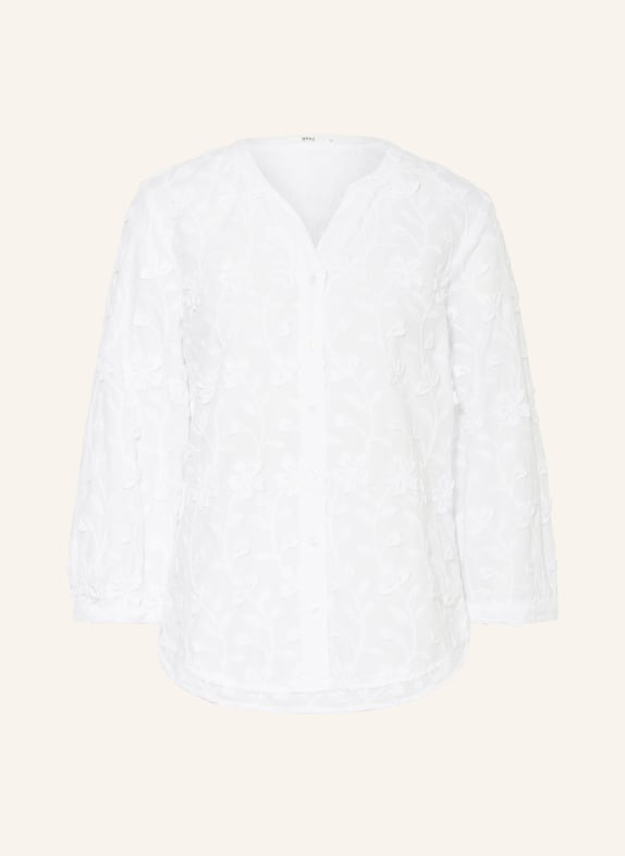 BRAX Shirt blouse VELIA with 3/4 sleeves WHITE