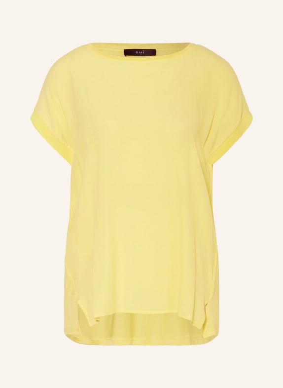 oui Shirt blouse in mixed materials YELLOW