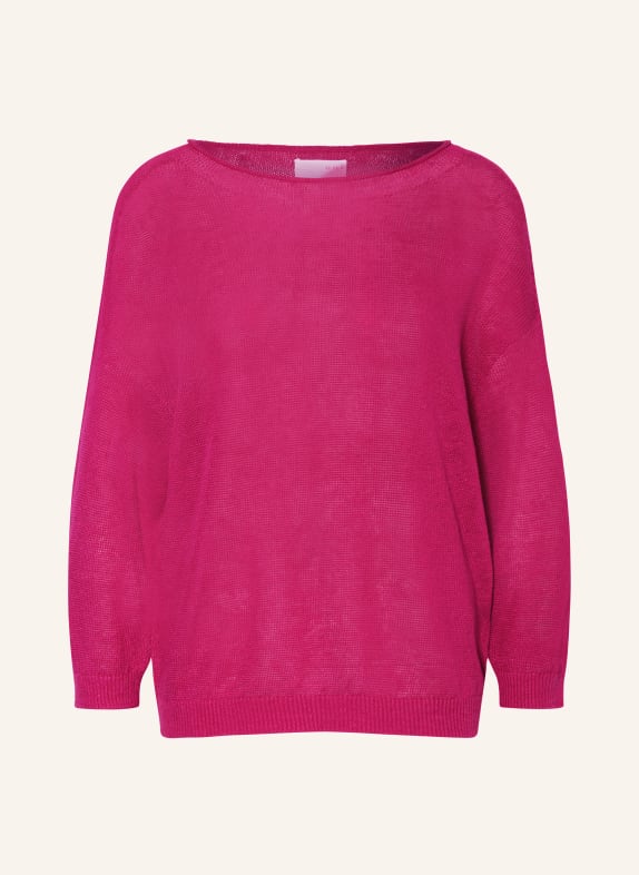 oui Linen sweater PINK