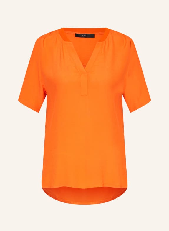 oui Shirt blouse in mixed materials ORANGE