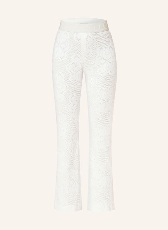 RAFFAELLO ROSSI 7/8 knit trousers MACY WHITE