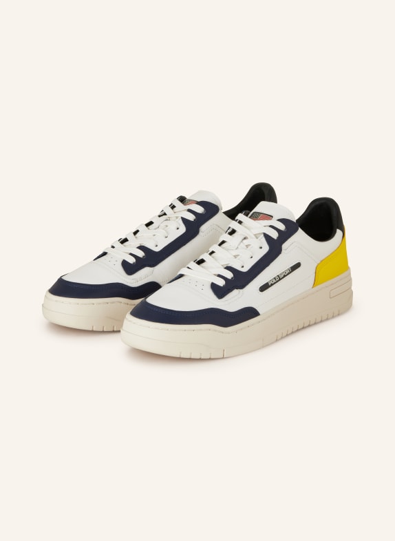 POLO SPORT Sneakers PS 300 WHITE/ BLUE/ YELLOW