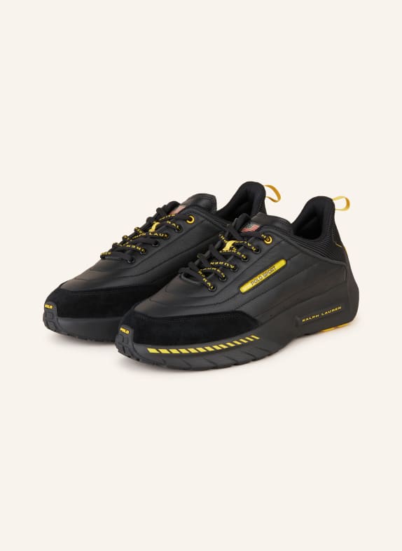 POLO SPORT Sneakers BLACK/ YELLOW