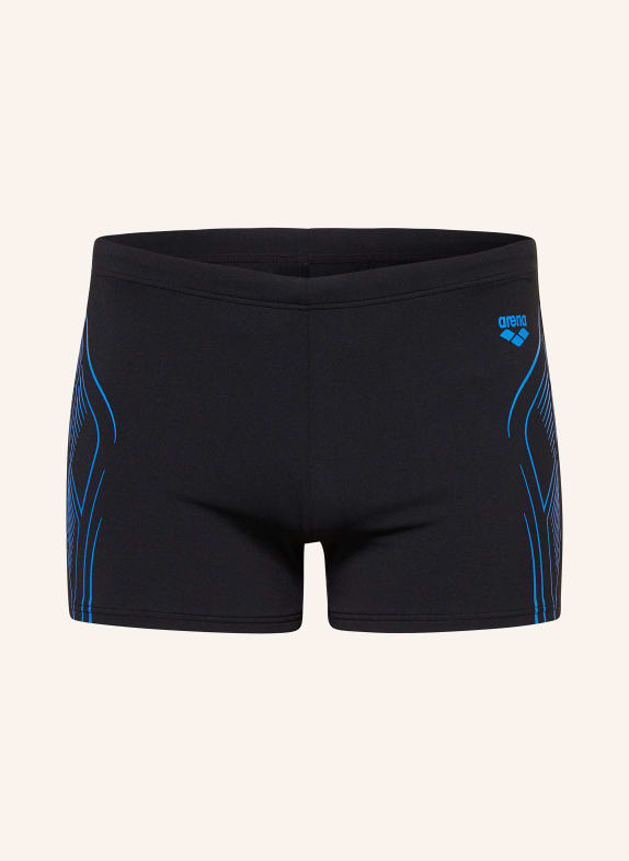 arena Swim trunks REFLECTING with UV protection 50+ BLACK/ BLUE