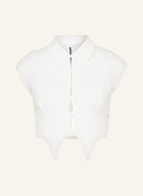 SOMETHINGNEW Cropped blouse SNMILA WHITE