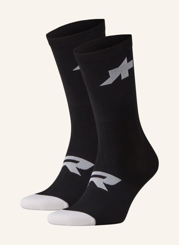 ASSOS Cyklistické ponožky S9, 2 páry v balení 18 Black Series