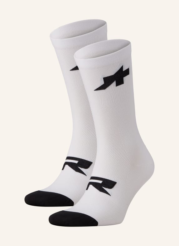 ASSOS Cyklistické ponožky S9, 2 páry v balení 58 White Series