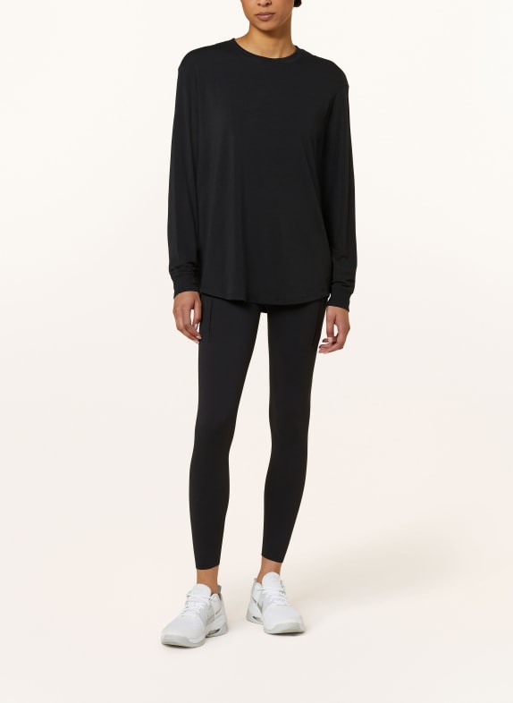 Nike Longsleeve ONE RELAXED ZWART