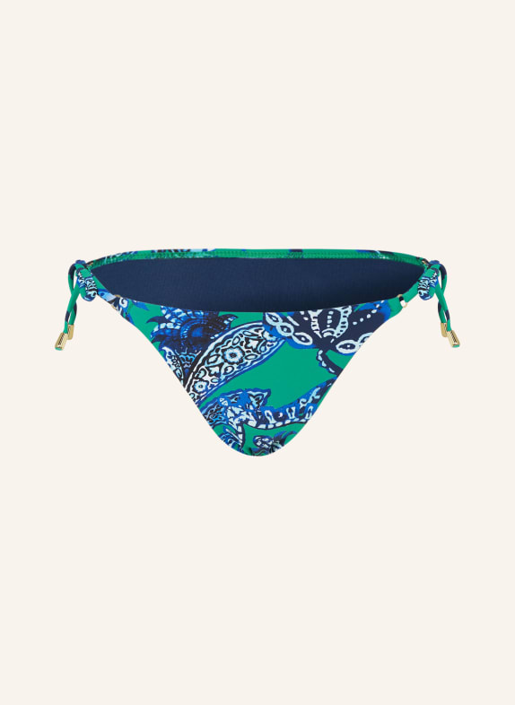 Hot Stuff Triangle bikini bottoms GREEN/ BLUE/ WHITE