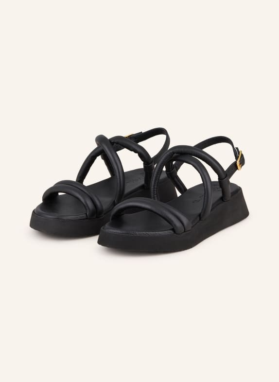 UNISA Platform sandals CEDRA BLACK