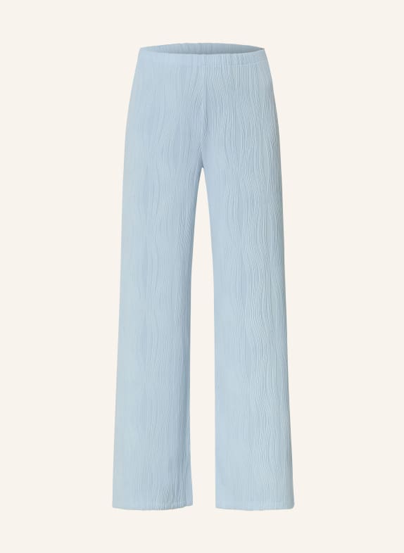 gina tricot Wide leg trousers made of jersey LIGHT BLUE