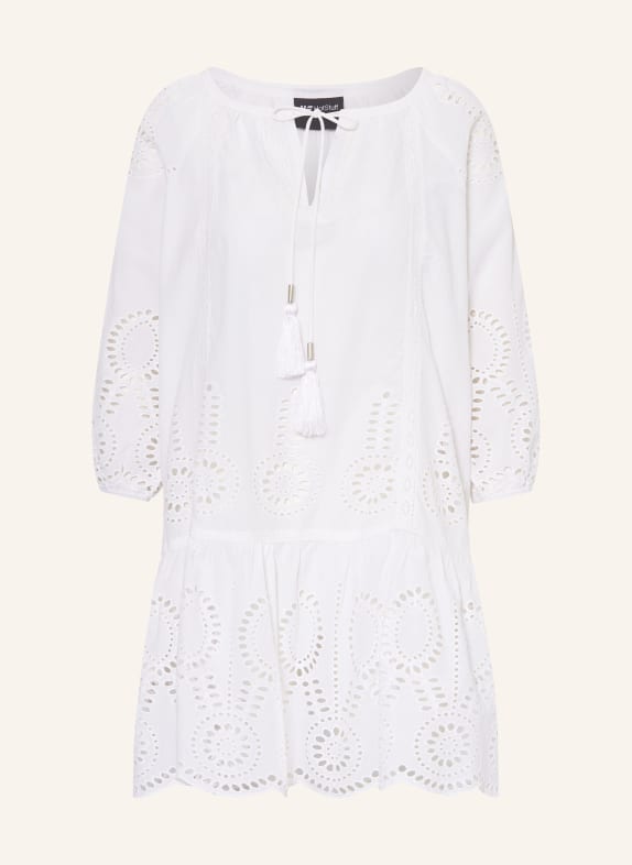 Hot Stuff Tunic SEVILLA with broderie anglaise WHITE