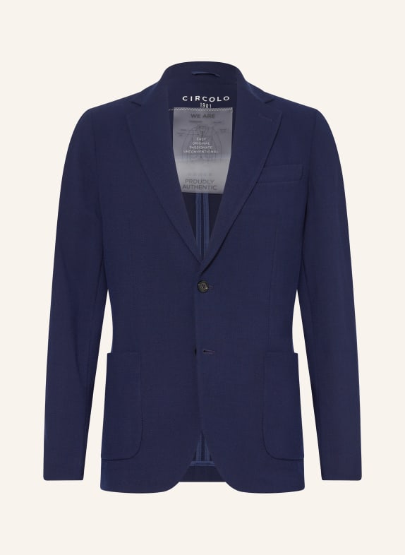 CIRCOLO 1901 Jersey jacket extra slim fit DARK BLUE