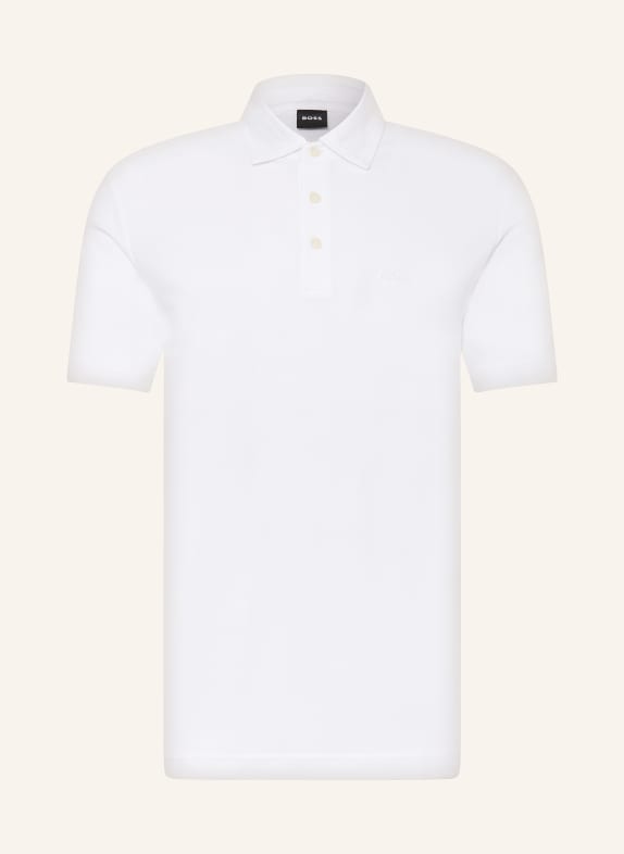 BOSS Jersey polo shirt PRESS WHITE