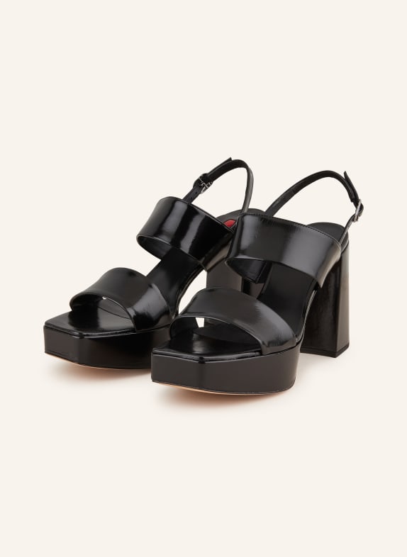 Högl Platform sandals BLACK