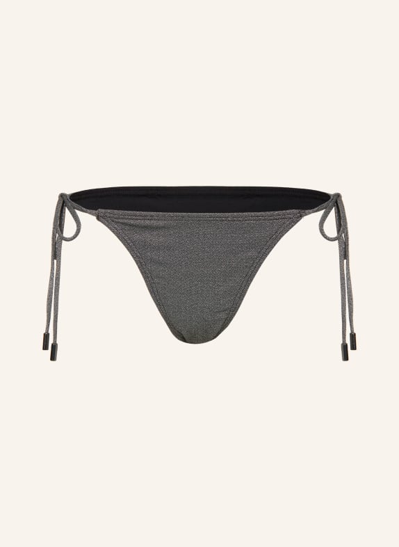 JETS Australia Triangle bikini bottoms LUMEN with glitter thread SILVER