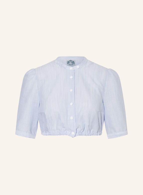 Hammerschmid Dirndl blouse BRITTA WHITE/ LIGHT BLUE