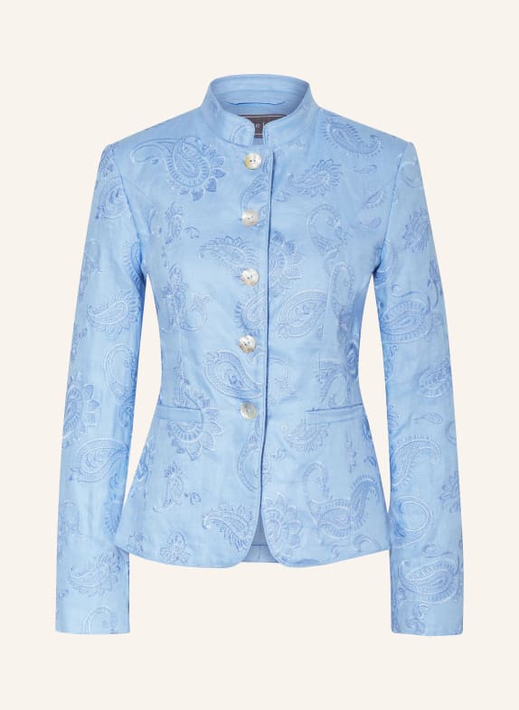 White Label Linen jacket BLUE