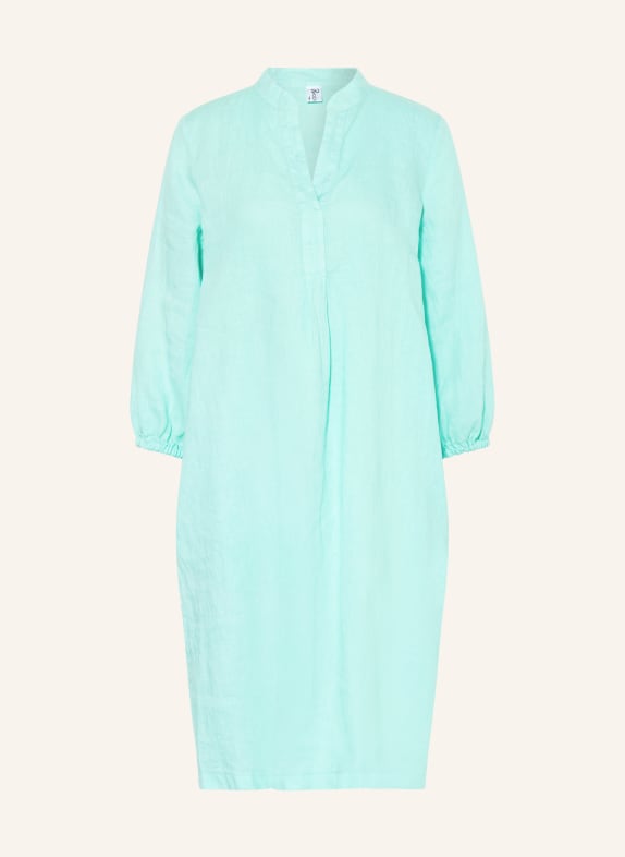 Backstage Linen dress BLANCHE with 3/4 sleeves MINT