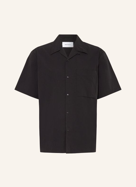 NORSE PROJECTS Resort shirt CARSTEN regular fit BLACK
