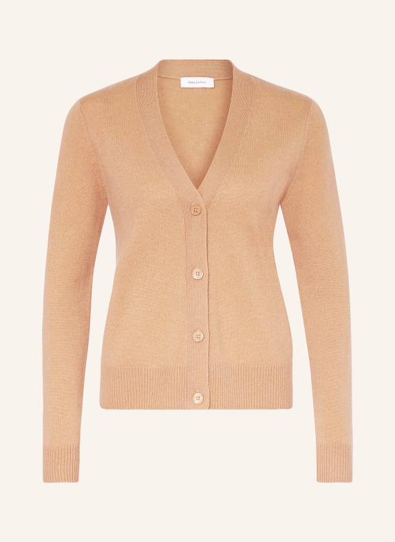 darling harbour Strickjacke aus Cashmere CAMEL