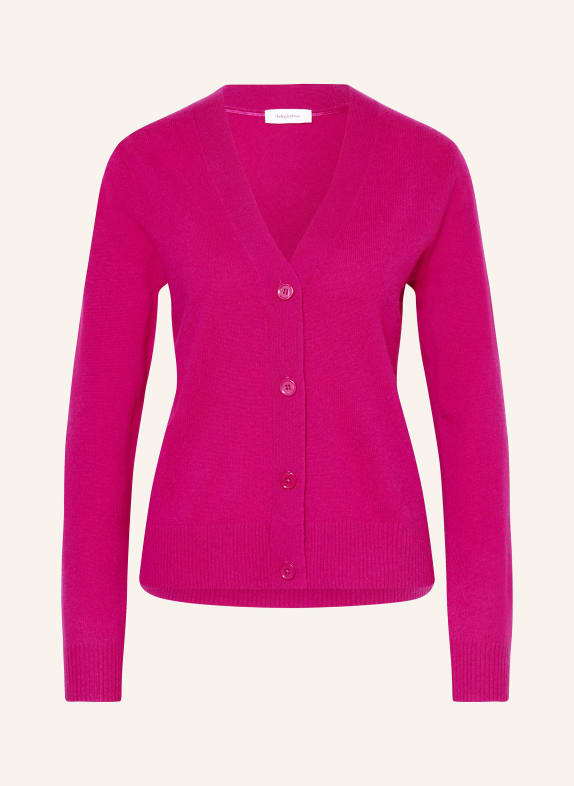 darling harbour Strickjacke aus Cashmere FUCHSIA