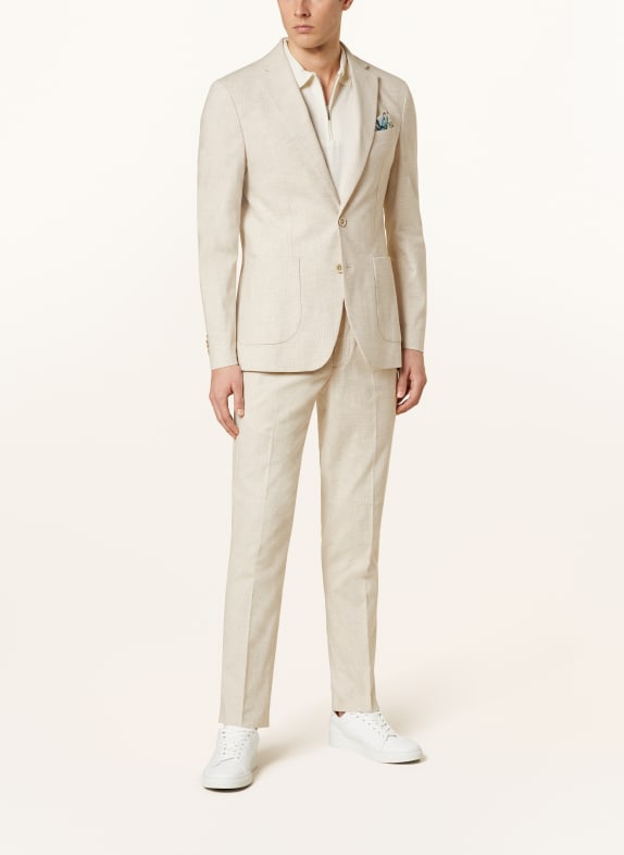PAUL Pakjasje Slim Fit 210 Light Beige Check