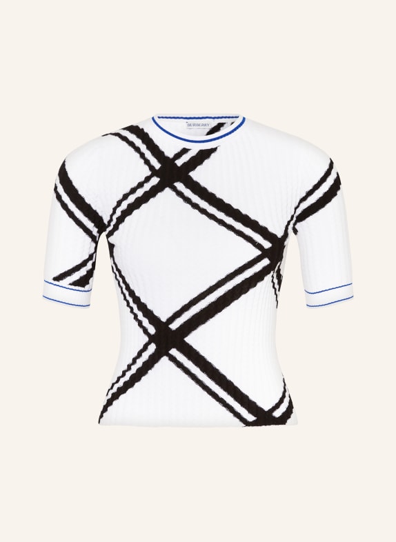 BURBERRY Knit top WHITE/ BLACK
