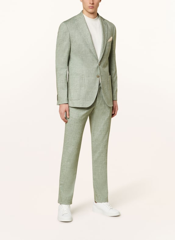 PAUL Anzughose Slim Fit aus Jersey 710 LIGHT GREEN