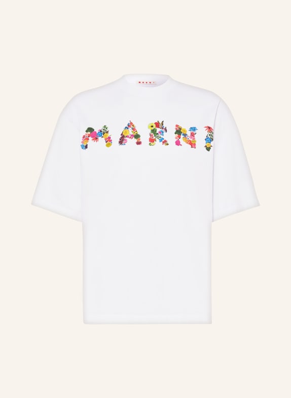 MARNI Shirt WEISS/ GRÜN/ ROT