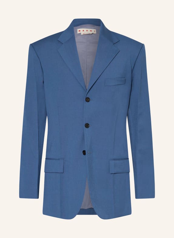 MARNI Tailored jacket regular fit with mohair 00B37 OPAL