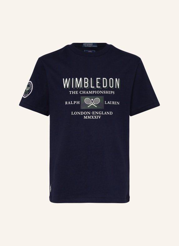 POLO RALPH LAUREN T-Shirt WIMBLEDON DUNKELBLAU/ WEISS