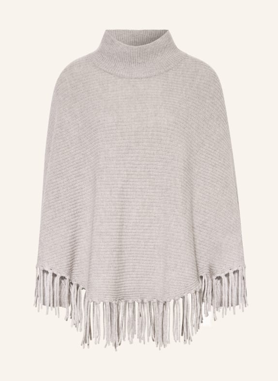 darling harbour Poncho mit Cashmere Stein Melange