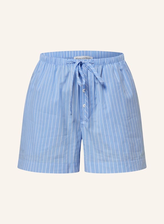 Marc O'Polo Pajama shorts LIGHT BLUE/ WHITE