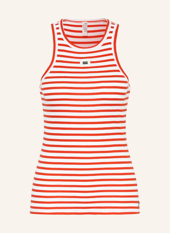 10DAYS Tank top RED/ WHITE