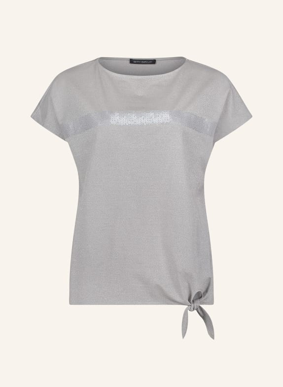 Betty Barclay T-shirt with sequins and glitter thread GRAY