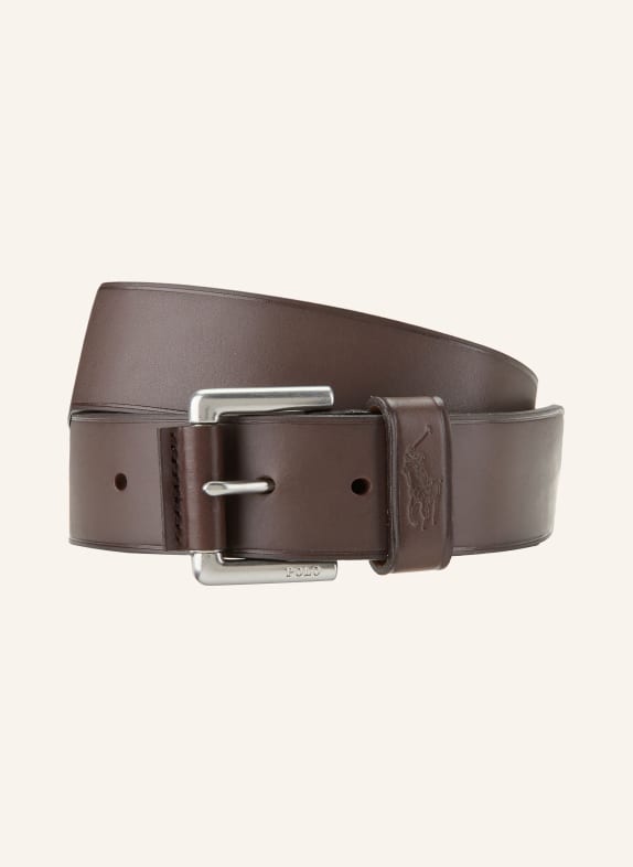 POLO RALPH LAUREN Leather belt BROWN