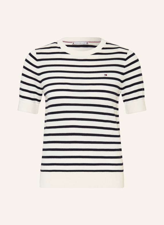 TOMMY HILFIGER Knit shirt ECRU/ BLACK
