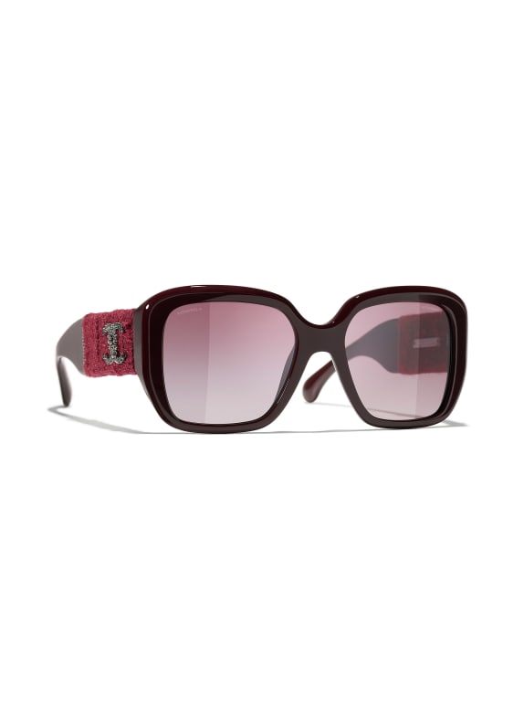 CHANEL Square sunglasses 1461S1 - DARK RED/ PURPLE GRADIENT