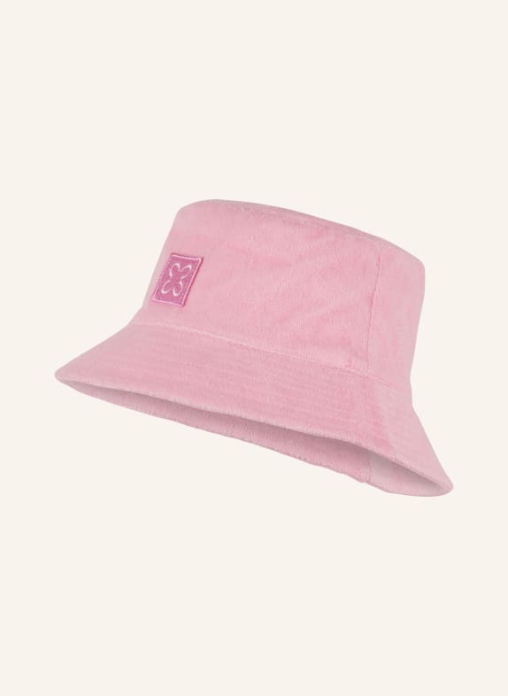 CODELLO Bucket hat made of terry cloth PINK