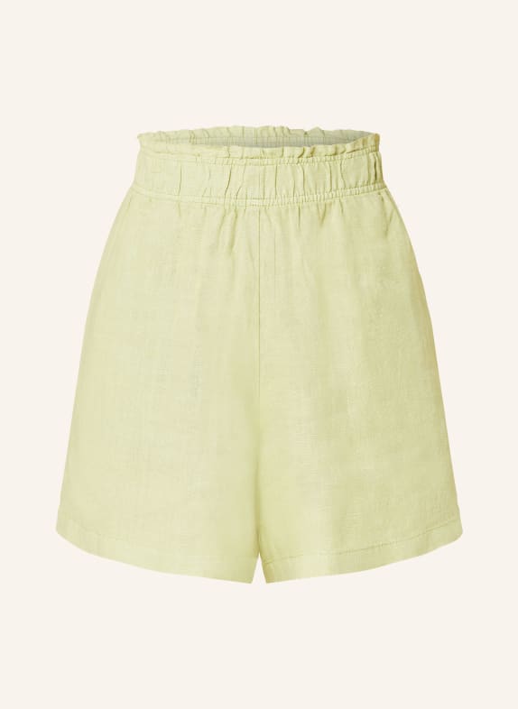 CARTOON Linen shorts LIGHT GREEN