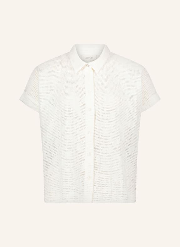 CARTOON Shirt blouse in mixed materials WHITE