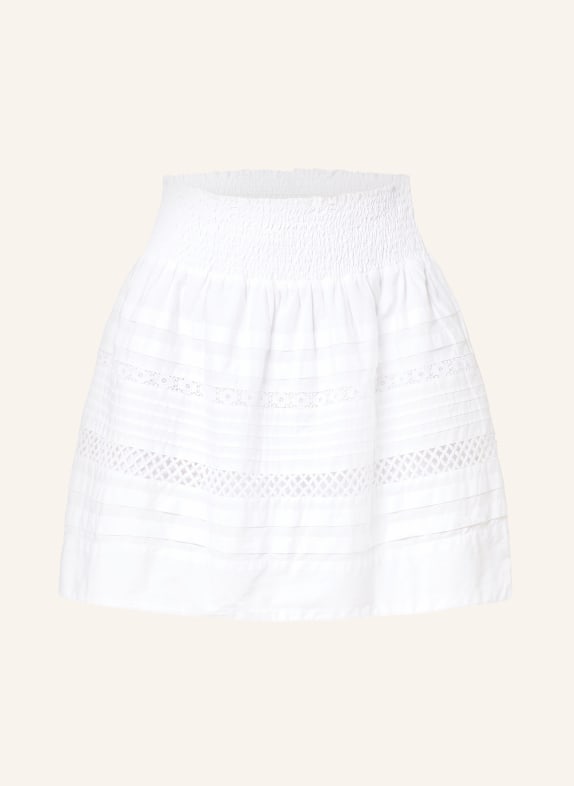 LAUREN RALPH LAUREN Skirt with lace WHITE
