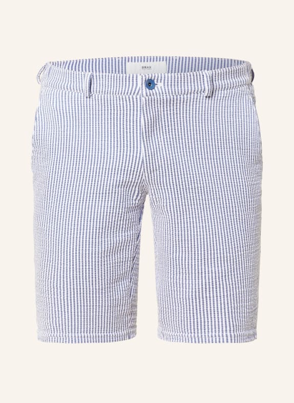 BRAX Shorts SILVIO B slim fit BLUE/ WHITE