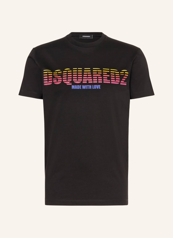DSQUARED2 T-shirt COOL FIT DS2 MADE WITH LOVE BLACK