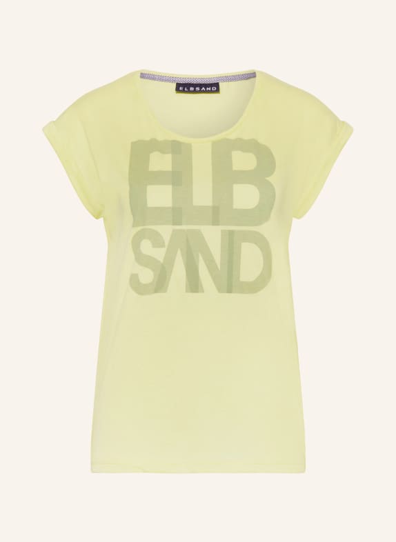 ELBSAND T-shirt ELDIS ŻÓŁTY