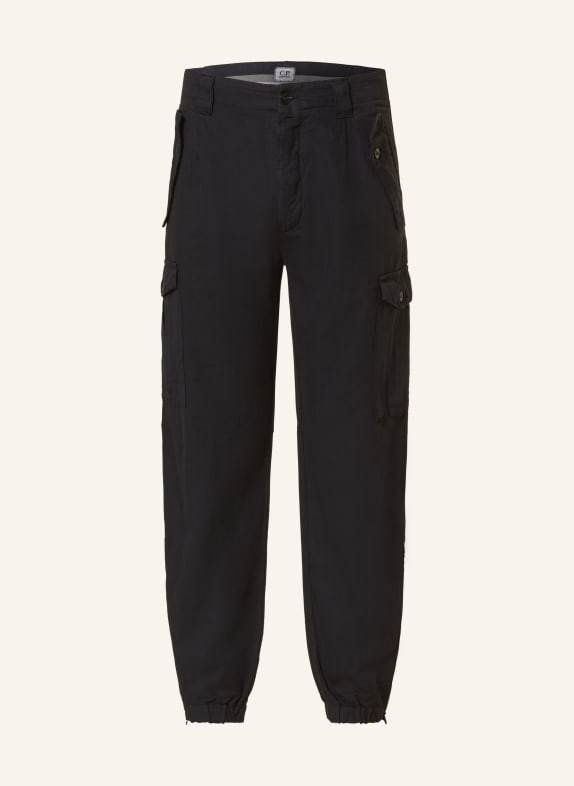 C.P. COMPANY Cargo pants extra slim fit with linen DARK BLUE