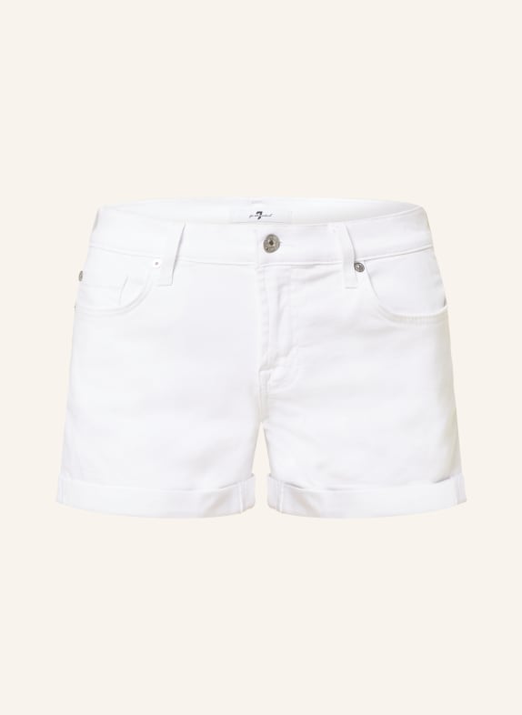 7 for all mankind Denim shorts WHITE